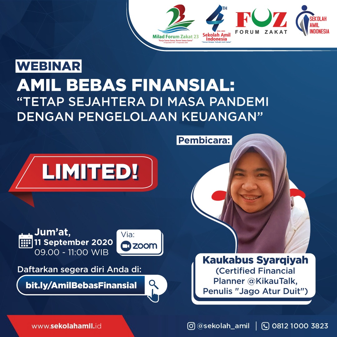 Webinar Amil Bebas Finansial | Sekolah Amil Indonesia